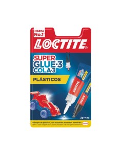 BL. PEG LOCTITE SUPERGLUE-3 PLASTICOS DIFI 2GR+4ML