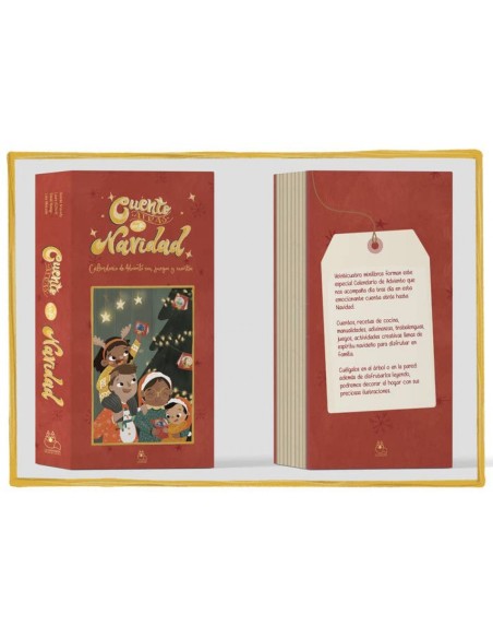Cuento atras hasta Navidad Calendario de adviento con juegos y cuentos