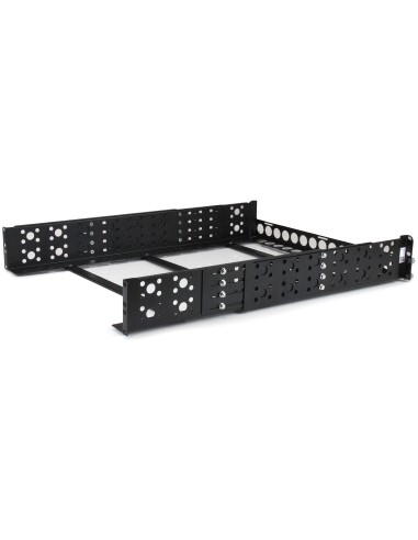 Carriles para Rack de Servidores 2U Universales - Carriles para Armario de Servidores con Profundidad Ajustable - Carriles Unive