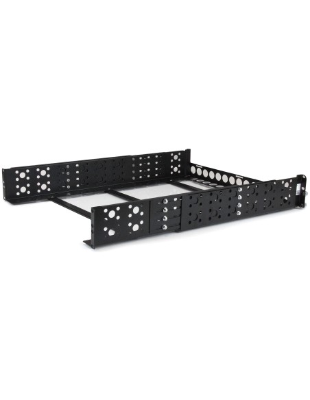 Carriles para Rack de Servidores 2U Universales - Carriles para Armario de Servidores con Profundidad Ajustable - Carriles Unive