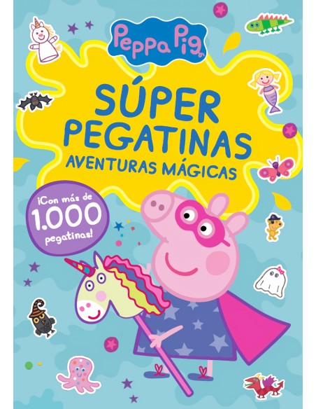 Peppa Pig Cuaderno de actividades Super pegatinas Aventuras magicas