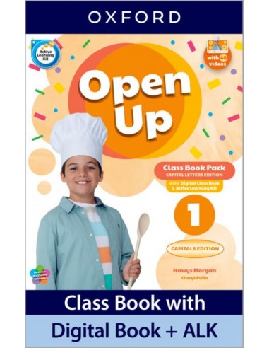 Open Up 1 Class Book Pack Capital Letters