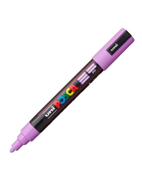 UNIBALL MARCADOR POSCA PC-5M NO PERMANENTE PUNTA FORMA DE BALA 1,8 - 2,5 MM LAVANDA