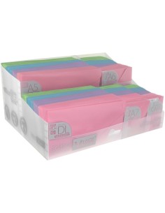 DISPLAY 250 SOBRES V LOCK SURTIDO BLUSH FORMATOS SURTIDOS