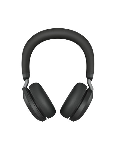 Evolve2 75 Auriculares Inalámbrico y alámbrico Diadema Llamadas/Música USB Tipo C Bluetooth Base de carga Negro
