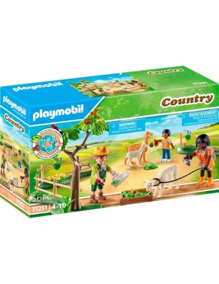 PASEO CON ALPACA PLAYMOBIL