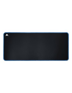 BLUE KNIGHT XL Alfombrilla de ratón para juegos Negro, Azul, Blanco