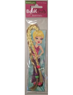 MARCAPAGINAS MODELO RUBIA CON TRENZAS