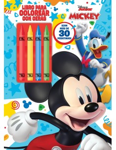 Mickey Libro para colorear con ceras