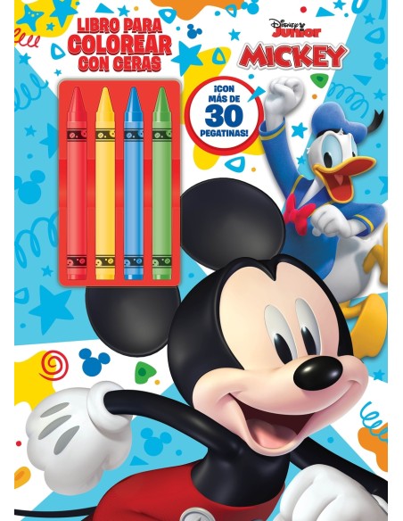 Mickey Libro para colorear con ceras