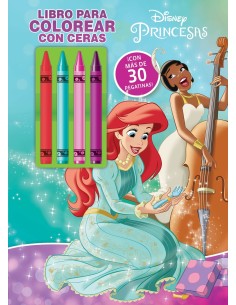 Princesas Libro para colorear con ceras 2
