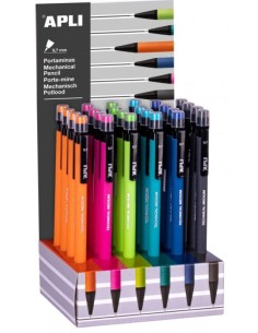 EXP 24 PORTAMINAS 07MM COLORES SURTIDOS