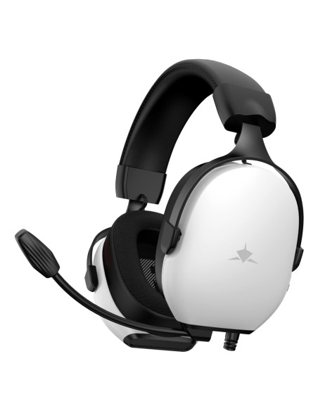 FOX Auriculares Alámbrico Diadema Juego Blanco, Negro