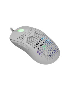 GALAHAD White ratón Juego Ambidextro USB tipo A Óptico 7200 DPI