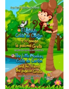 El monito Colita de Carton y su amiga la paloma Greta