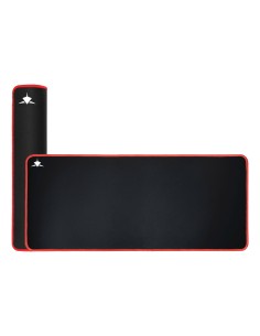 RED KNIGHT XL Alfombrilla de ratón para juegos Negro, Rojo