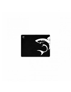 SHARK L alfombrilla para ratón Alfombrilla de ratón para juegos Negro, Blanco