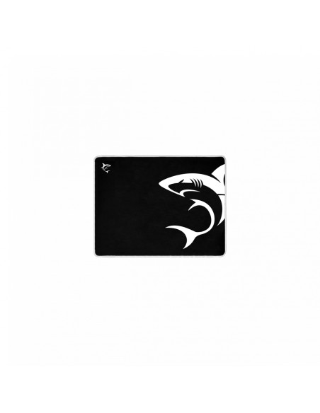 SHARK L alfombrilla para ratón Alfombrilla de ratón para juegos Negro, Blanco