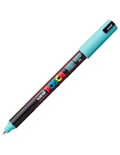 UNIBALL MARCADOR POSCA PC-1MR NO PERMANENTE PUNTA EXTRAFINA 0.7MM VERDE MARINO