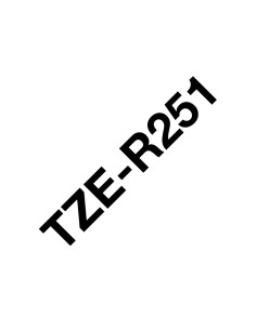 TZE-R251 cinta para impresora Negro