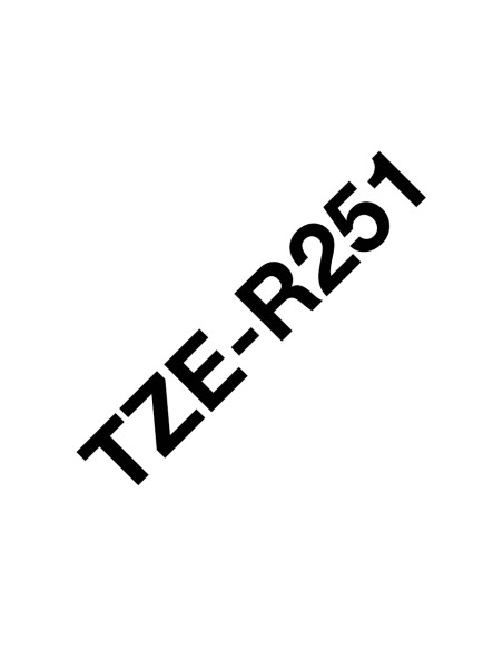 TZE-R251 cinta para impresora Negro
