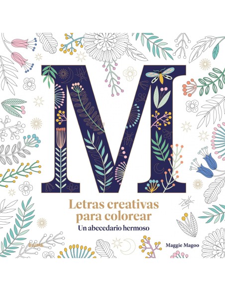 Letras creativas para colorear