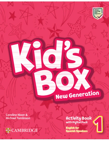 Kid s Box New Generation English for Spanish Speakers Level 1 Activity Book with Home Booklet and Digital Pack