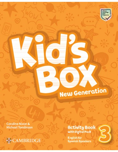 Kid s Box New Generation English for Spanish Speakers Level 3 Activity Book with Home Booklet and Digital Pack