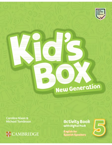 Kid s Box New Generation English for Spanish Speakers Level 5 Activity Book with Home Booklet and Digital Pack