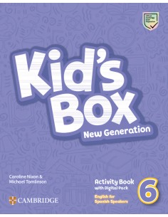 Kid s Box New Generation English for Spanish Speakers Level 6 Activity Book with Home Booklet and Digital Pack
