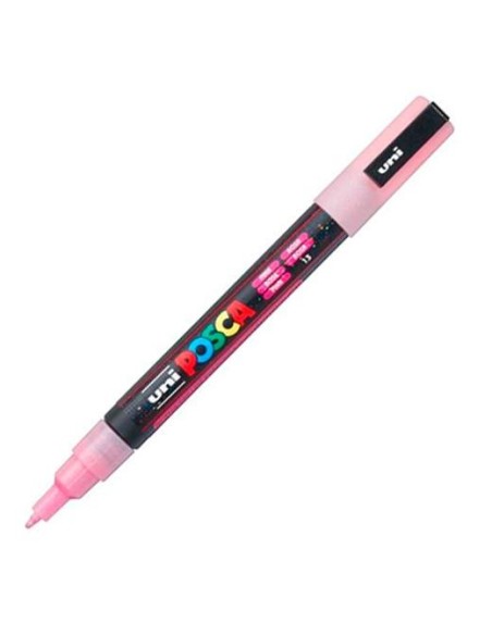 UNIBALL MARCADOR POSCA PC-3ML PUNTA CÓNICA 0,9 - 1,3 MM ROSA PURPURINA