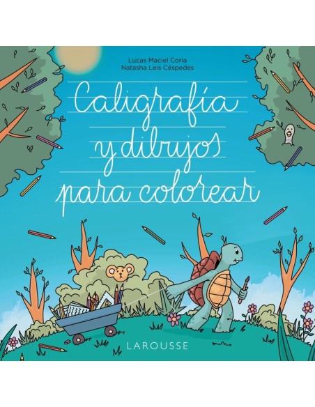 Caligrafia y dibujos para colorear