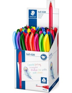 EXP 50 BOLIGRAFO TRIANGULAR STAEDTLER BALL 4320 SURTIDOS
