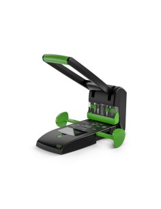 B 2200 re+new perforador de papel 200 hojas Negro, Verde