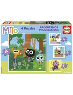 PUZZLES PROGRESIVOS MILO 12 16 20 25 PIEZAS