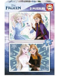 PUZZLE 2X20 PIEZAS FROZEN