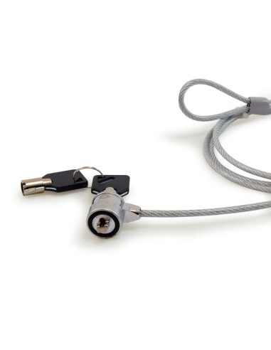 CNBSLOCK15 cable antirrobo Plata 1,5 m