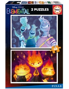 PUZZLE 2X48 PIEZAS ELEMENTAL