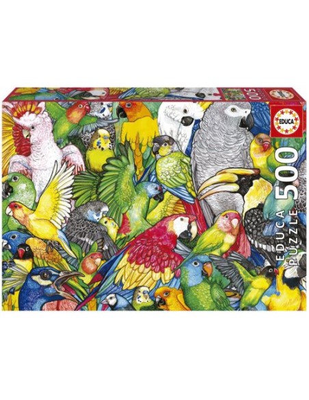 PUZZLE 500 PIEZAS LOROS