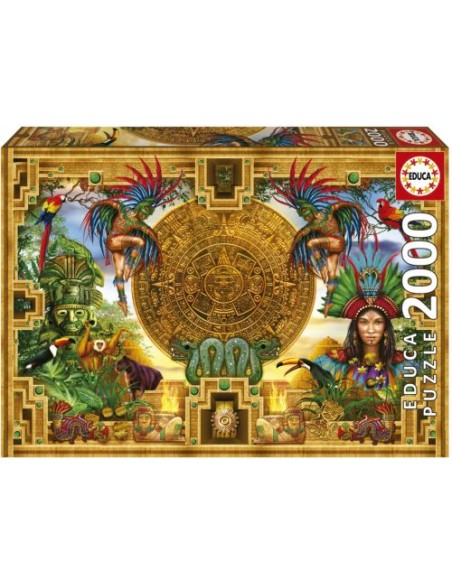 PUZZLE 2000 PIEZAS AZTECA MAYA