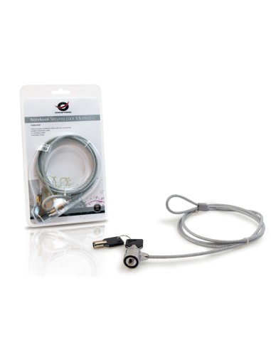 CNBSLOCK15 cable antirrobo Plata 1,5 m