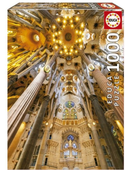 PUZZLE 1000 PIEZAS INTERIOR DE LA SAGRADA FAMILIA