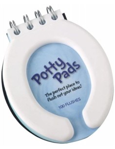 BLOCK 100 NOTAS ADHESIVAS CON FORMA DE INODORO