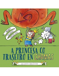 A princesa co traseiro en chamas