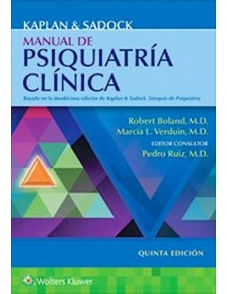 KAPLAN y SADOCK Manual de Psiquiatria Clinica 5a ed