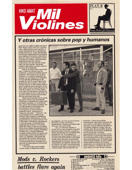 Mil violines y otras cronicas sobre pop y humanosnarrativa