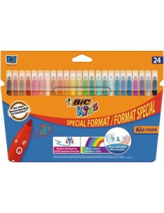 ESTUCHE 24 ROTULADORES KID COULEUR PUNTA MEDIA BIC