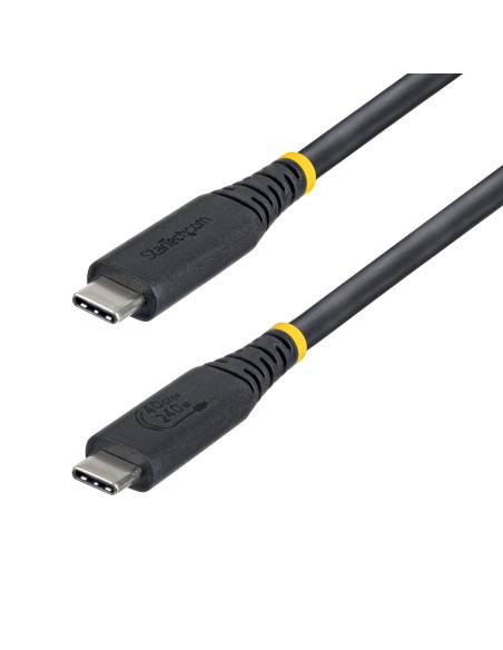 Cable USB4 de 1m USB-C - Cable USB Tipo C - Cable DP 2.1 - DP40 - Certificado USB-IF - Compatible con Thunderbolt 4 40Gbps - 8K6