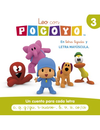 Pocoyo Lectoescritura Leo con Pocoyo Un cuento para cada letra c q g gu r suave b v z ce ci