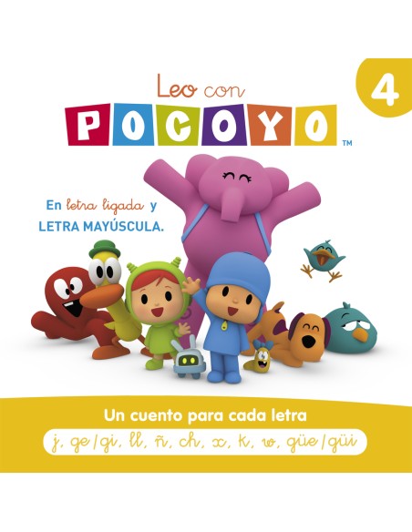 Pocoyo Lectoescritura Leo con Pocoyo Un cuento para cada letra j ge gi ll n ch x k w gue gui